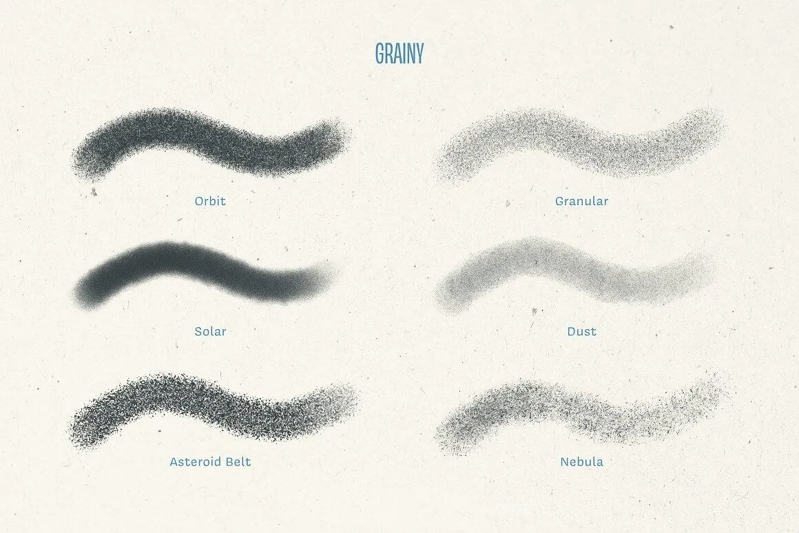 铅笔钢笔记号笔勾线笔Procreate笔刷