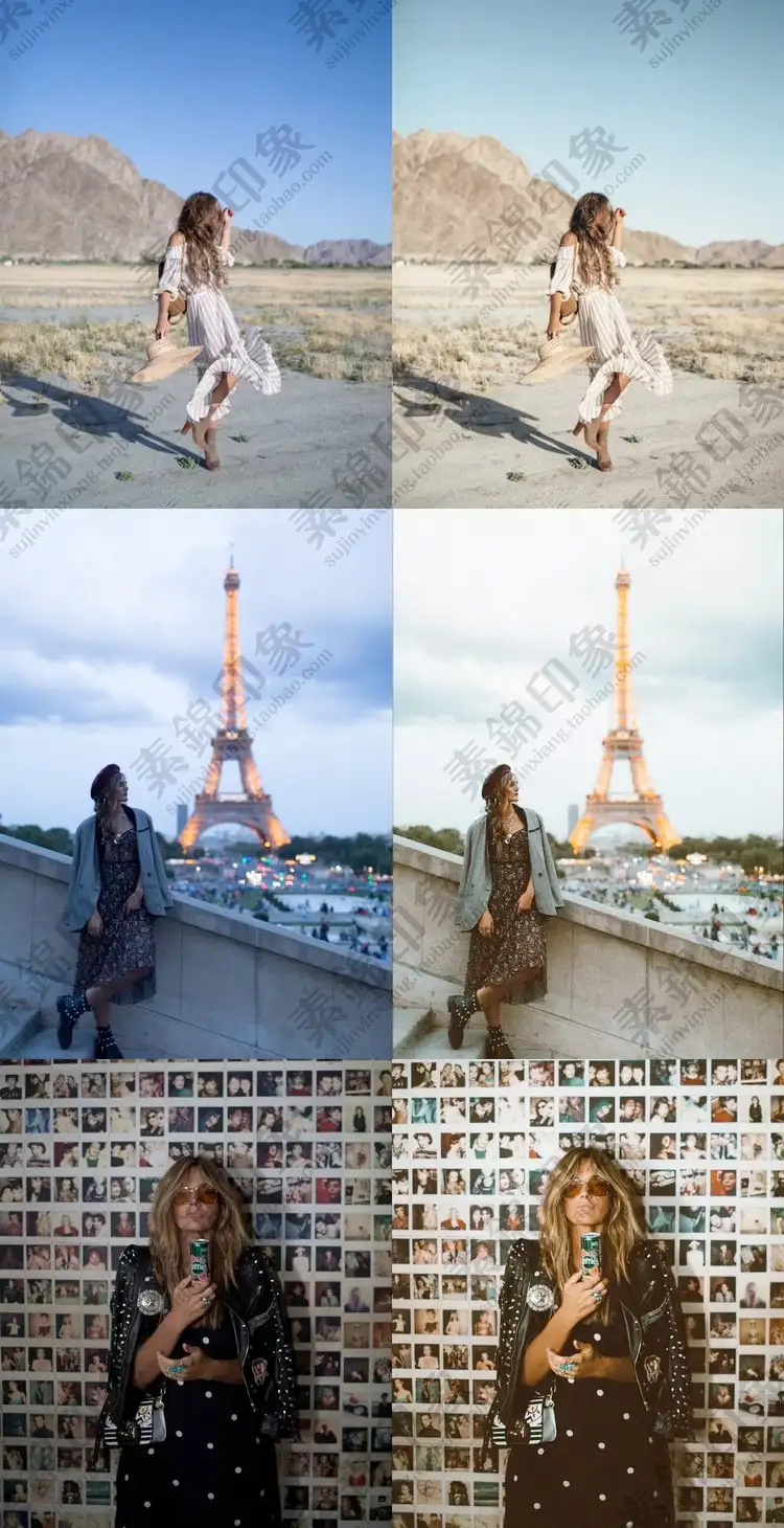 LR预设PS滤镜PR网红风博主tezza旅拍FCPX手机版APP调色LUT