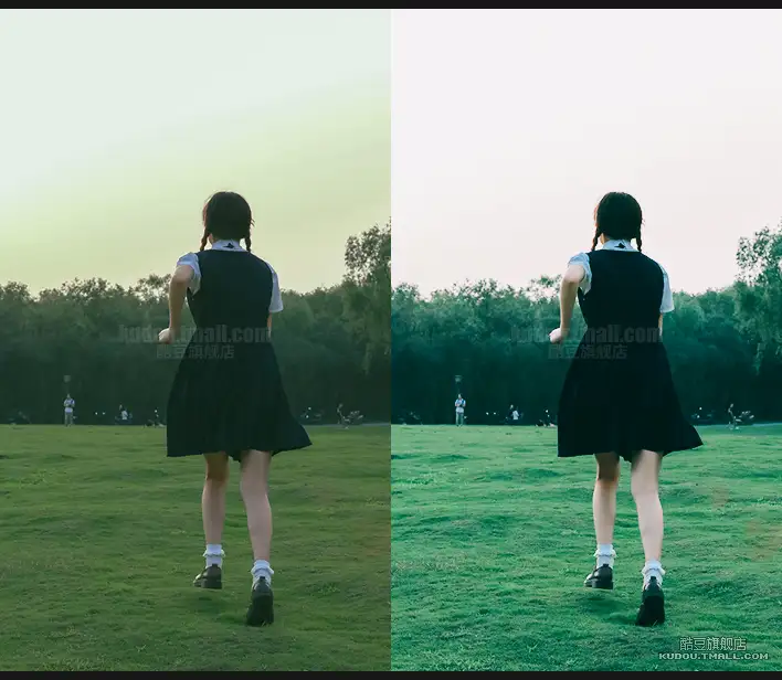 LR/PS预设日系文艺清新校园风大学毕业照人像调色滤镜PR/AE/FCPX