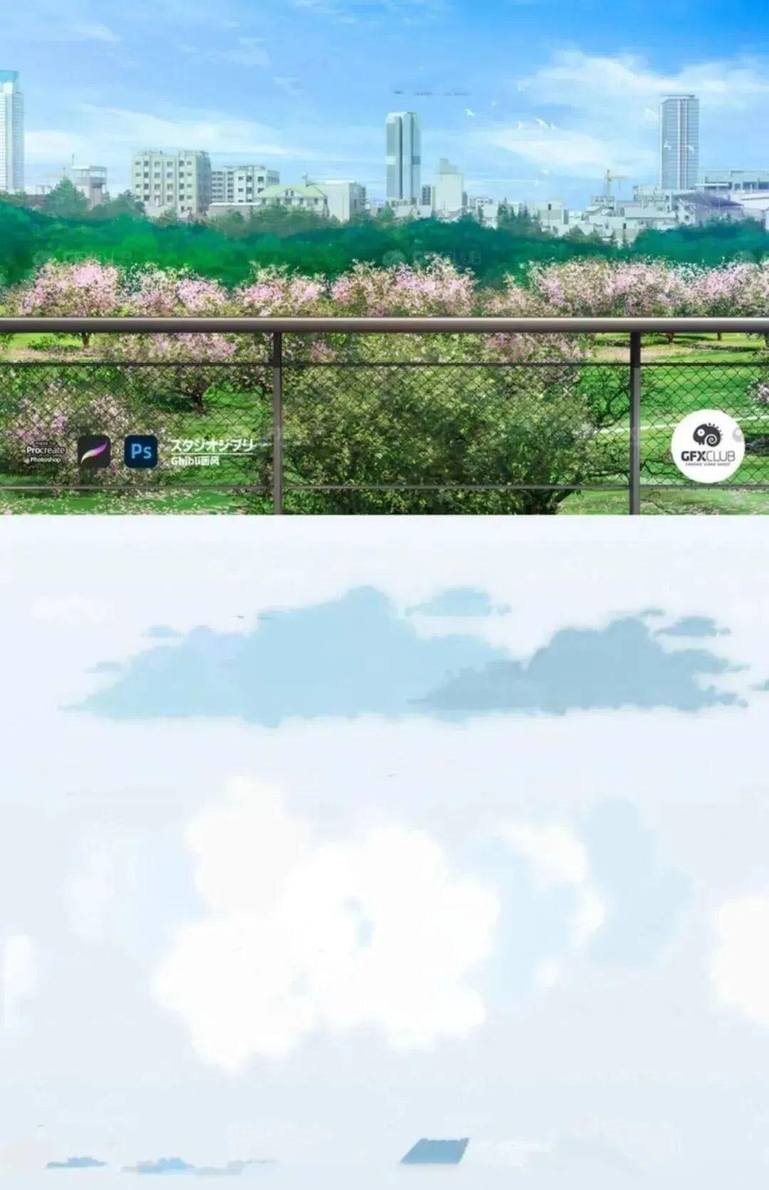 宫崎骏日漫风景PS/Procreate通用笔刷