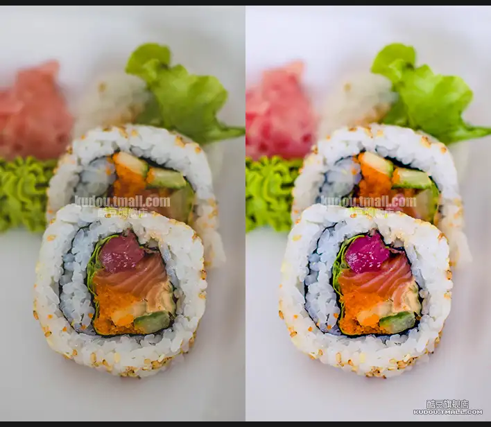 LR预设美食食物甜品摄影后期复古胶片风调色滤镜PS/AE/FCPX/PR