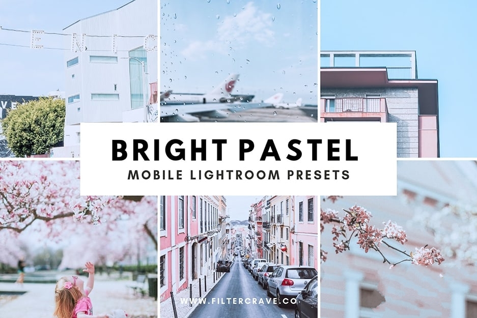 明亮柔和清新日系风格摄影后期调色Lightroom预设