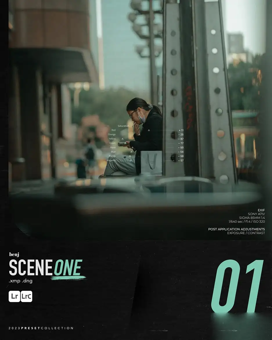 独特电影风格场景情绪复古人文摄影调色Lightroom预设