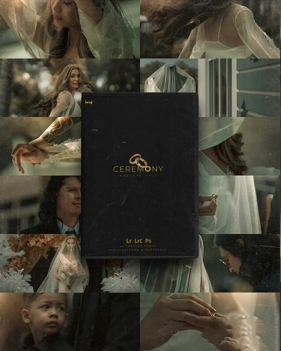 婚礼仪式人文纪实电影胶片摄影后期调色Lightroom预设 附手机预设