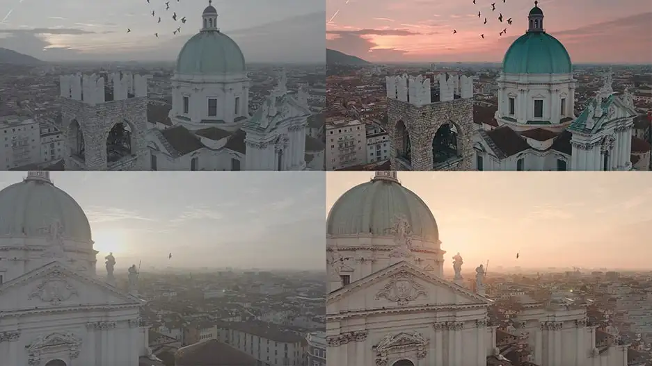 电影级无人机航拍视频调色LR预设