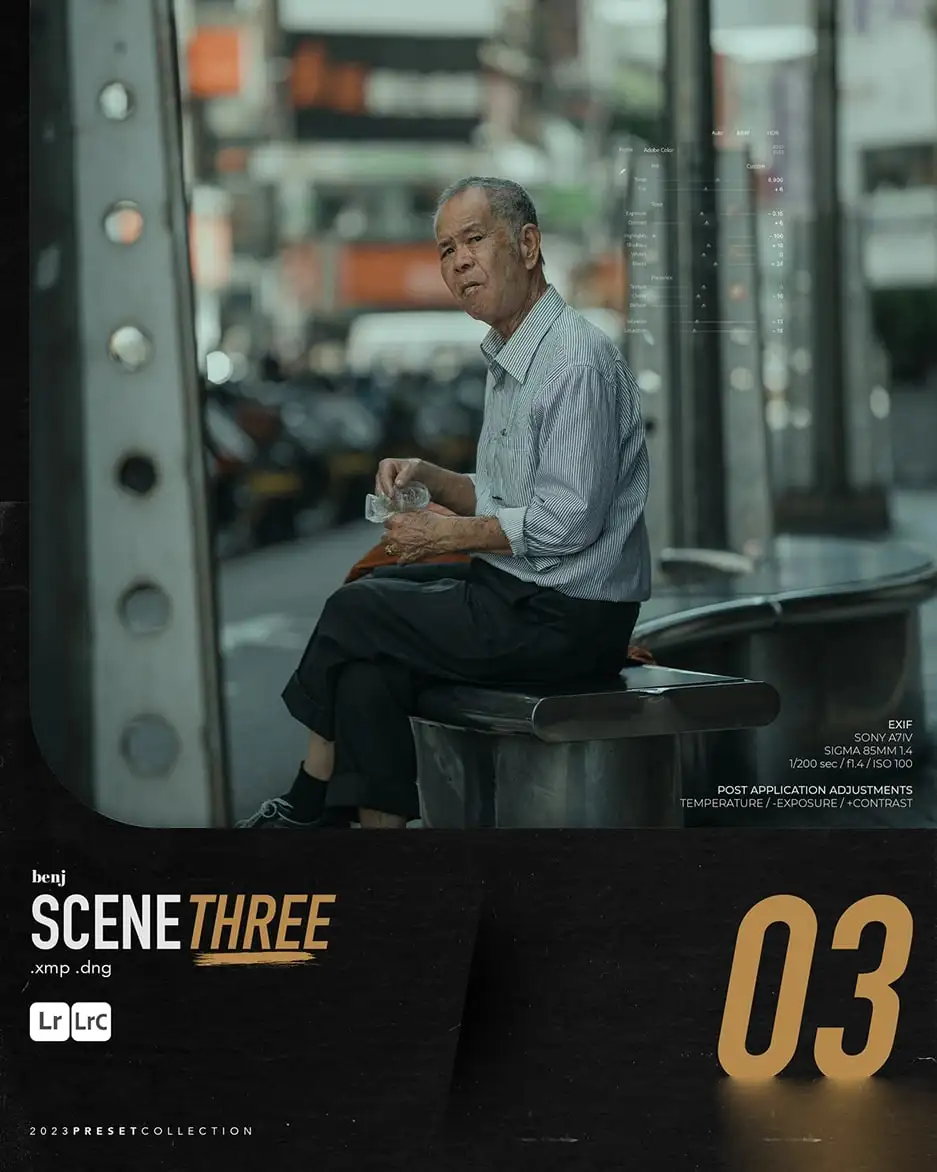 独特电影风格场景情绪复古人文摄影调色Lightroom预设