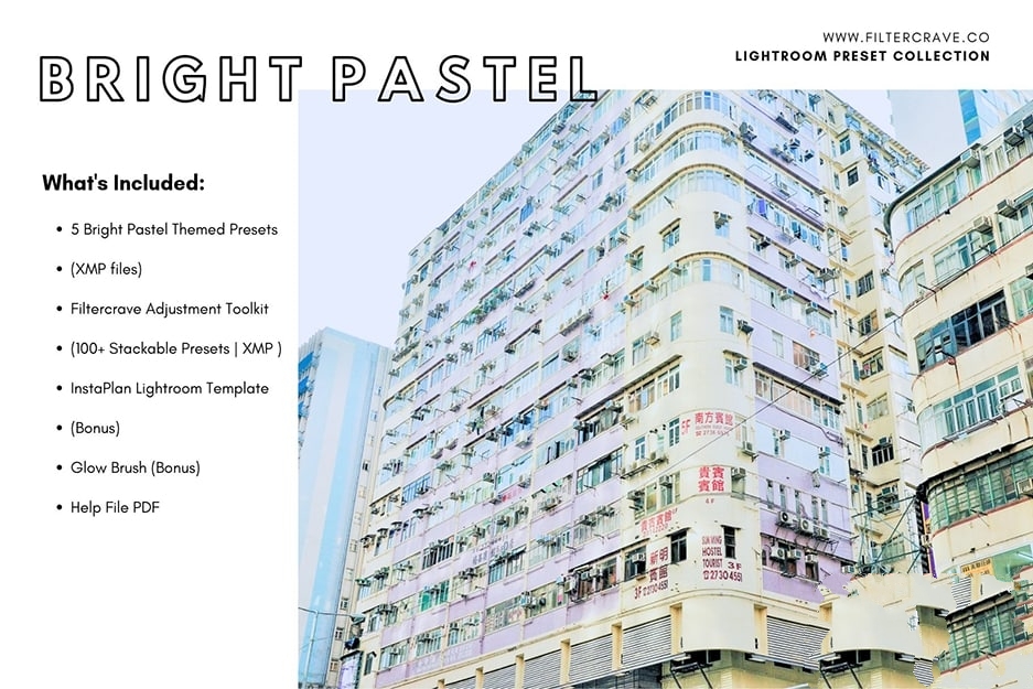 明亮柔和清新日系风格摄影后期调色Lightroom预设