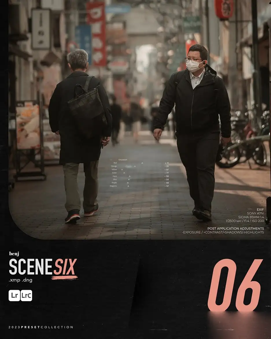 独特电影风格场景情绪复古人文摄影调色Lightroom预设