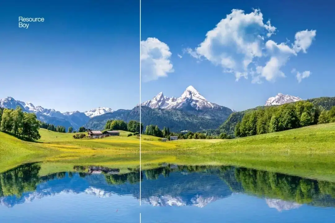 超真实天空云朵效果PS笔刷