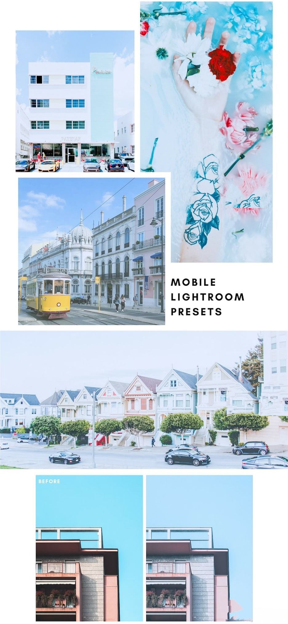 明亮柔和清新日系风格摄影后期调色Lightroom预设