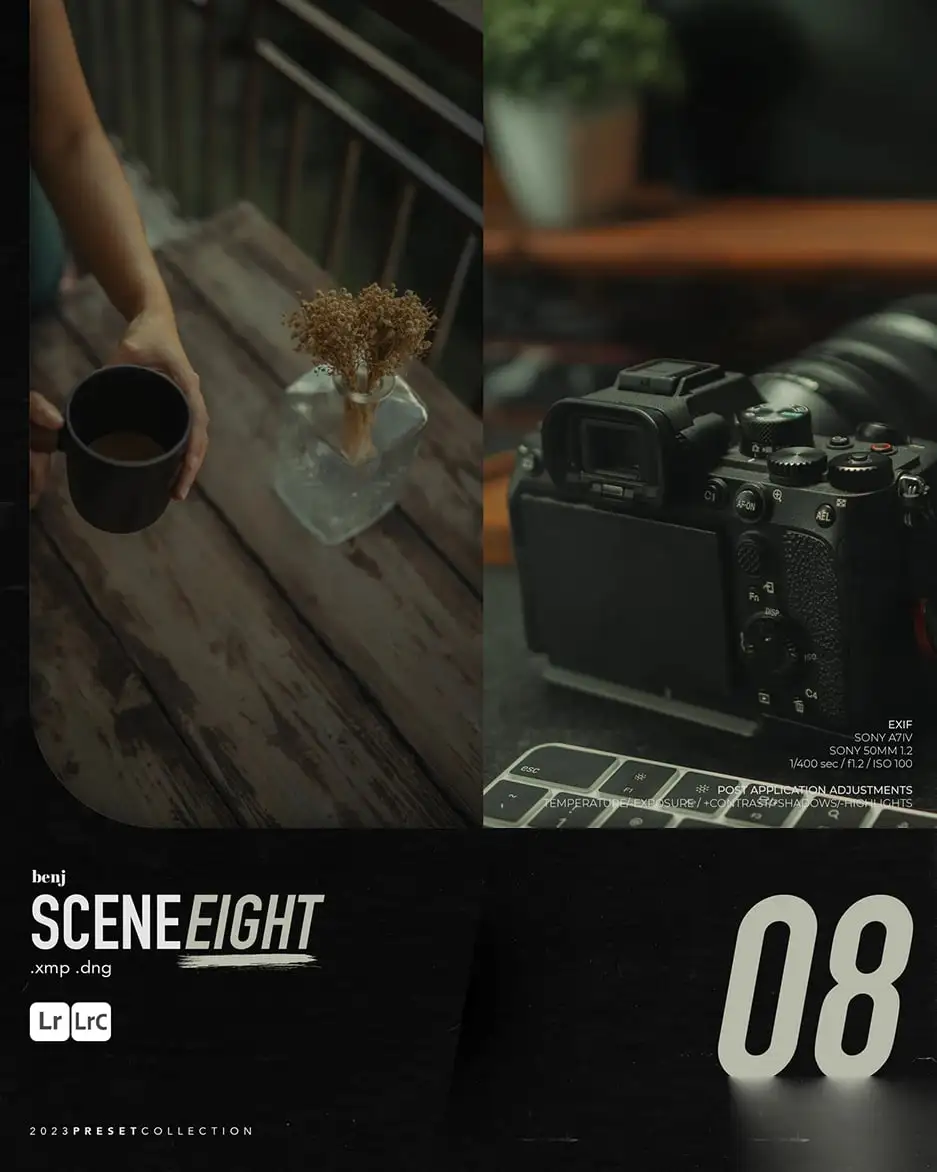 独特电影风格场景情绪复古人文摄影调色Lightroom预设