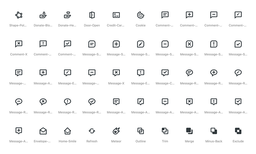 高质量的图标集推荐