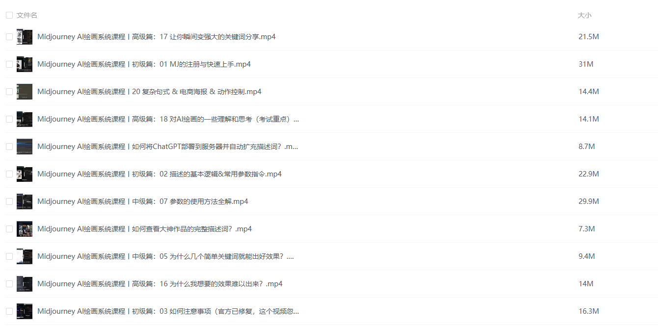 杰视帮Midjourney AI绘画系统课