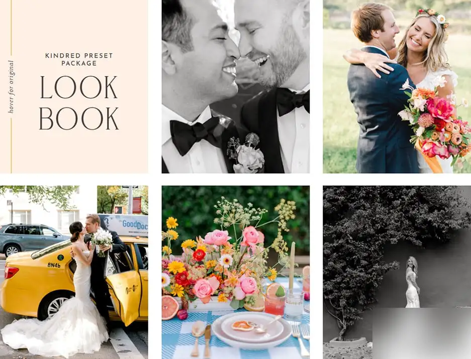 KINDRED完美人像婚礼婚纱影楼外拍摄影调色Lightroom预设