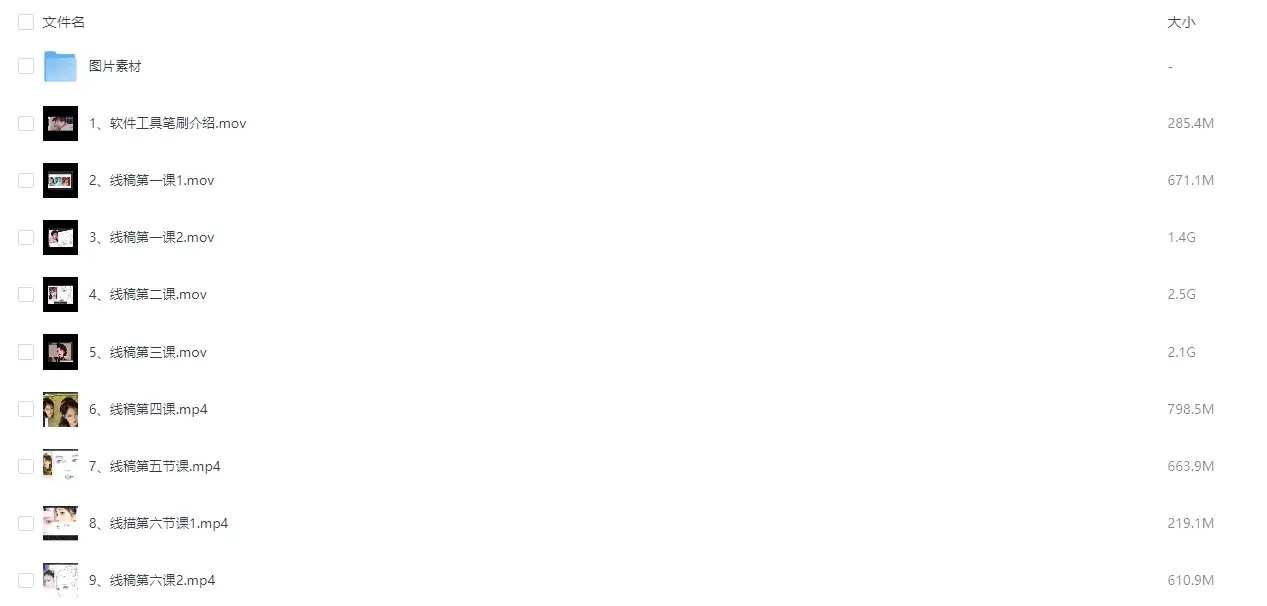 人物水彩团练procreate绘画大师教程