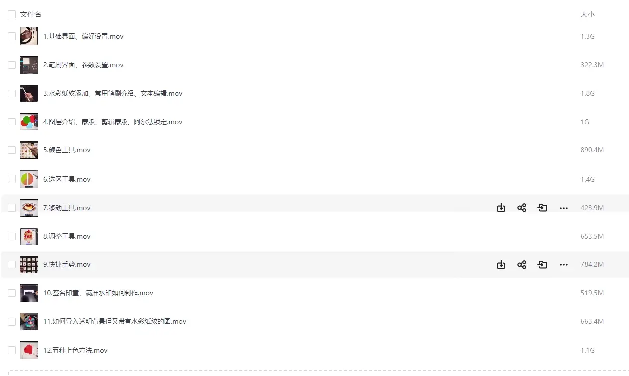 烤肉美食插画procreate基础教程