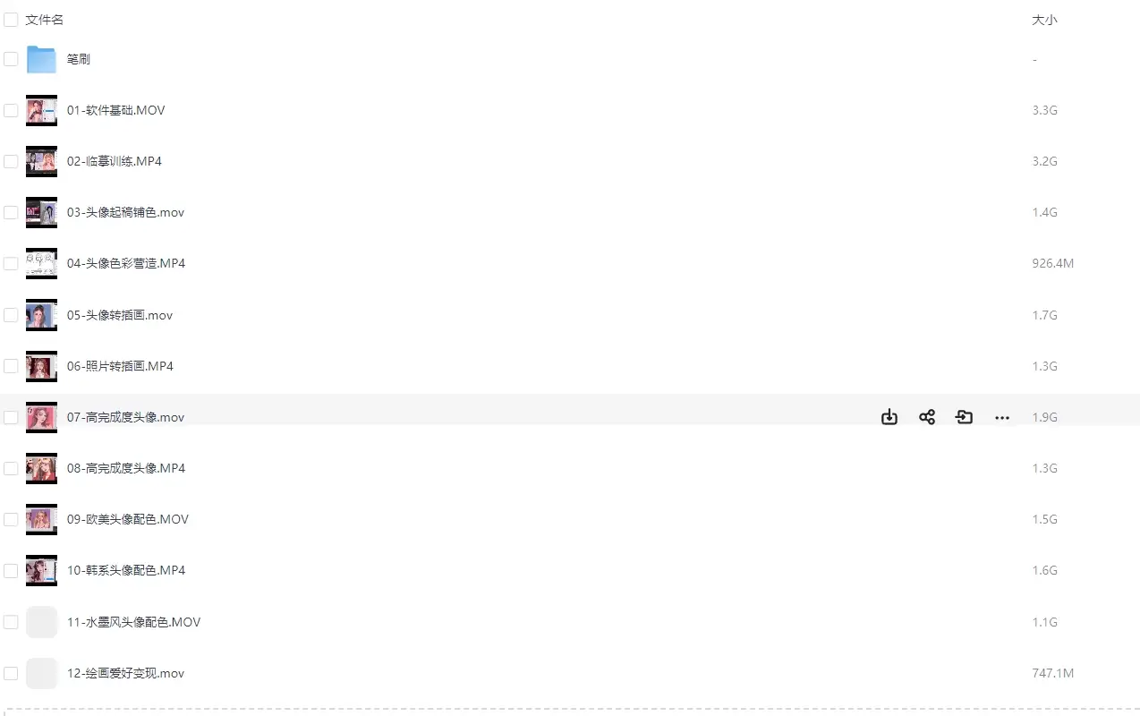 欧美厚涂头像procreate绘画提升教程