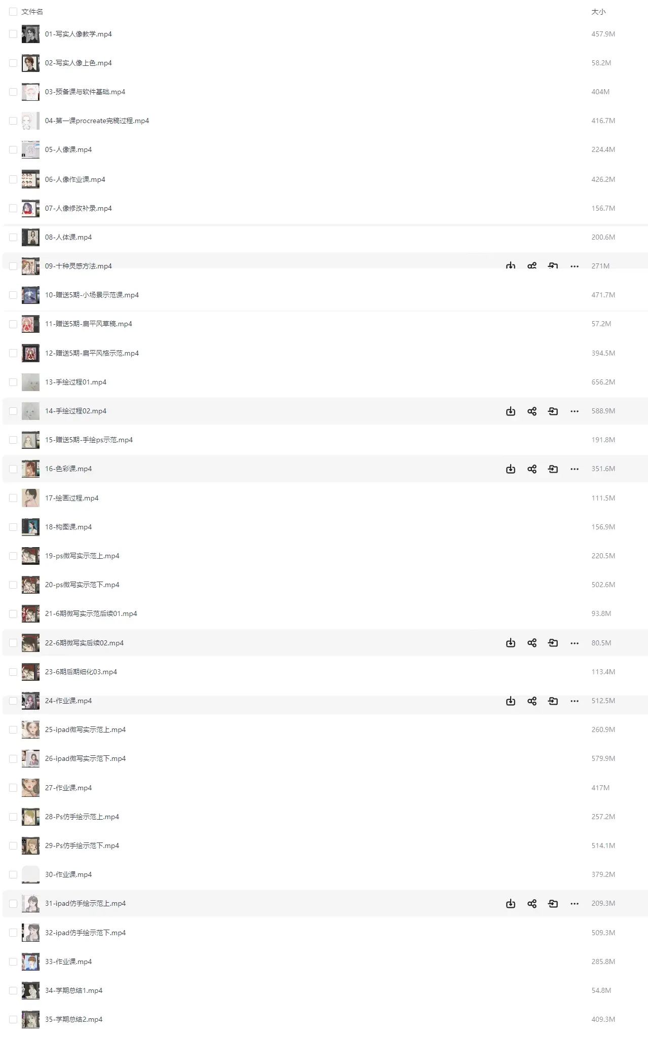微写实-仿手绘头像procreate绘画大师教程