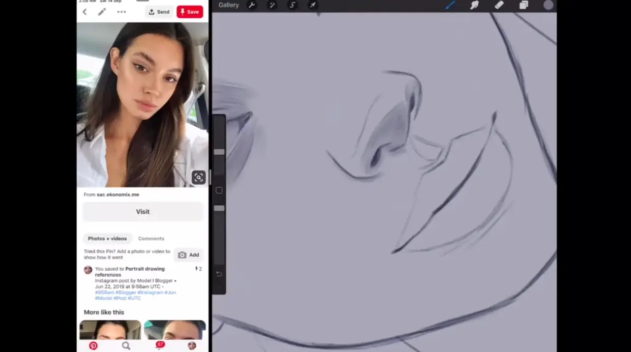 综合人像厚涂procreate绘画专业教程