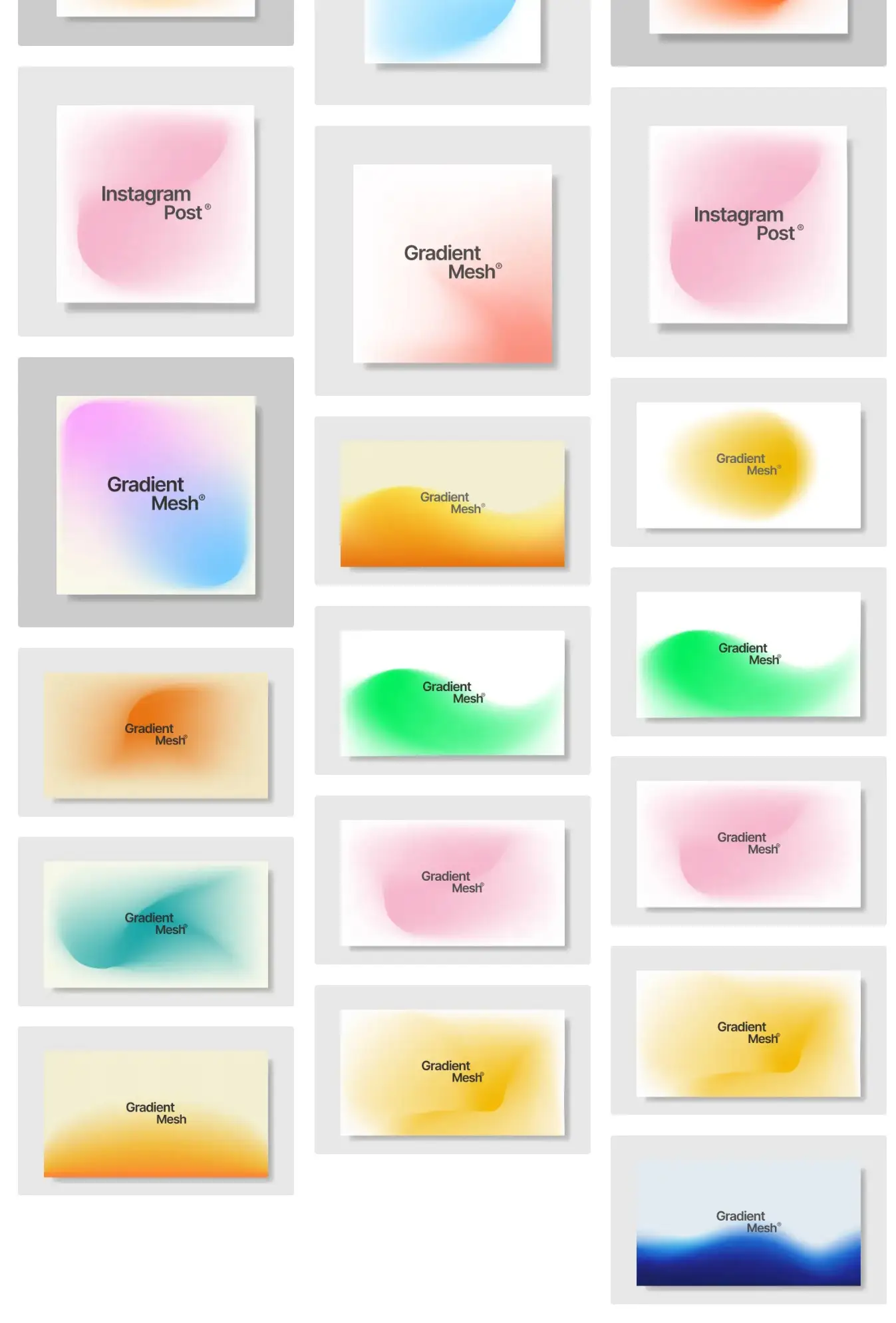 简约弥散风渐变图案潮流抽象模糊创意海报背景展板ai矢量设计素材