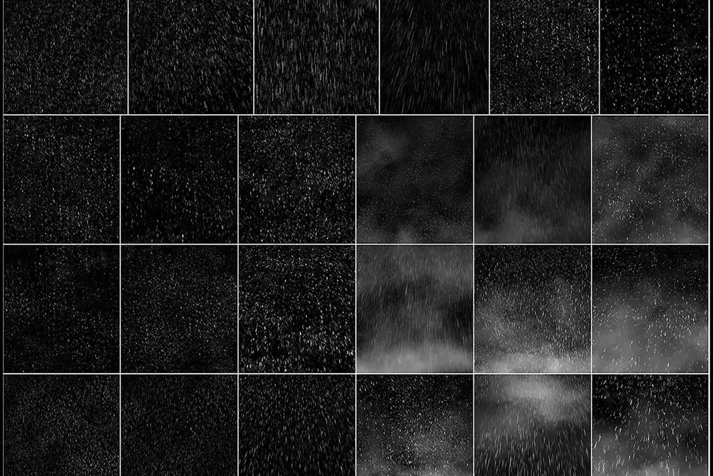 真实下雨效果图雨水画笔PS笔刷