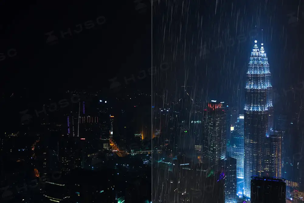 真实下雨效果图雨水画笔PS笔刷