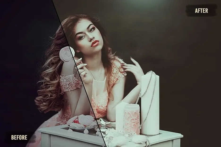 时尚复古胶片人像电影色彩调色LUT预设