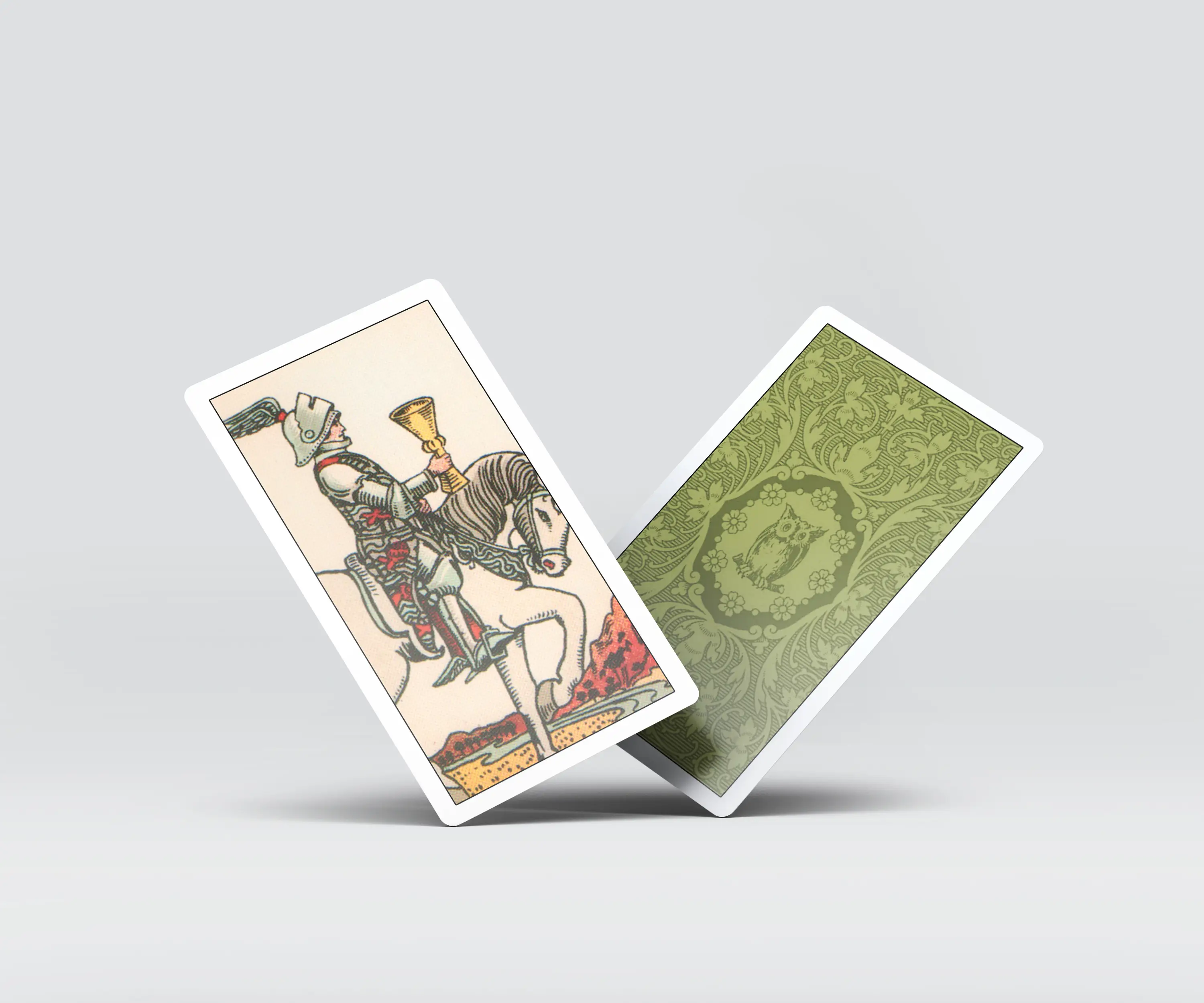 扑克牌塔罗牌卡片卡牌包装vi设计展示ps智能贴图样机素材模版psd