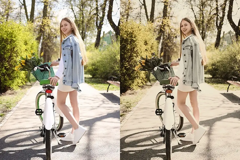 复古电影人像芦荟蜂蜜色照片视频调色LR预设LUT预设