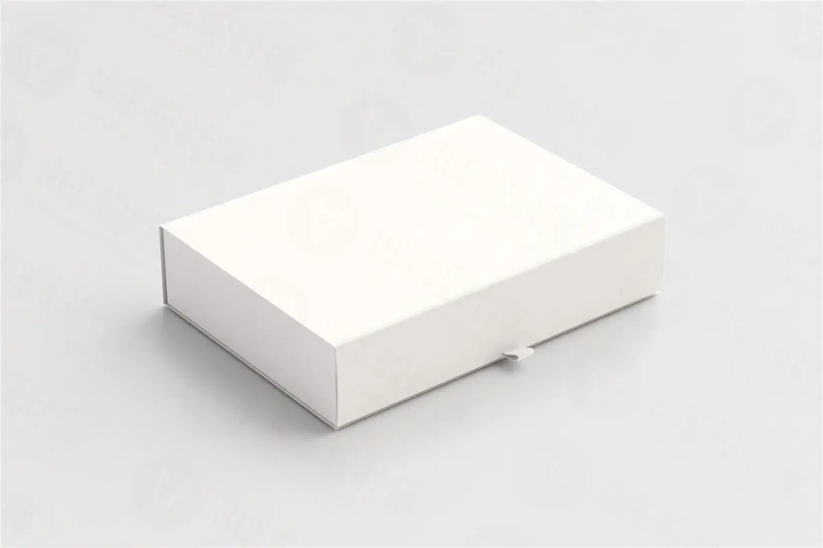 磁吸翻盖产品包装盒硬壳纸盒礼盒设计展示ps贴图样机素材模板psd