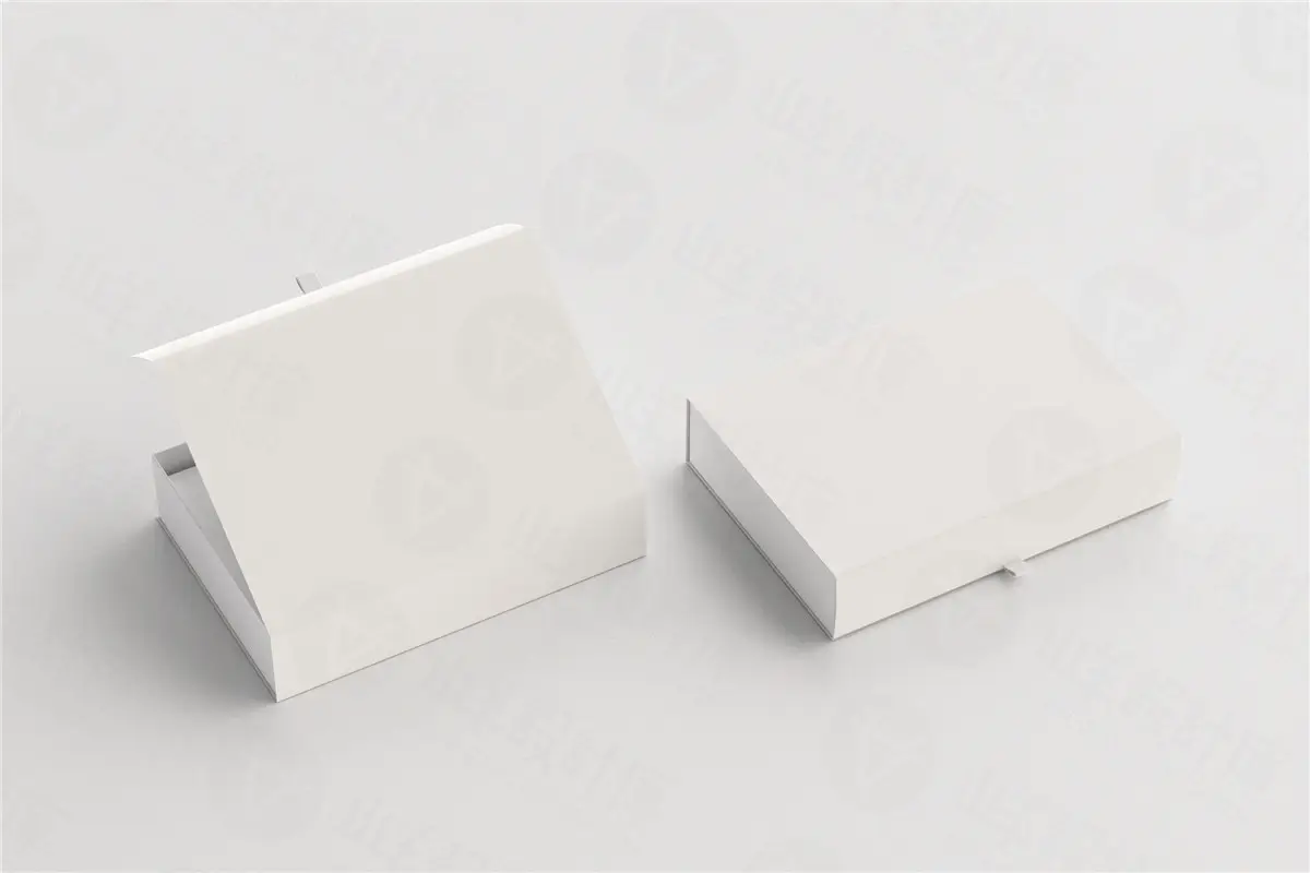 磁吸翻盖产品包装盒硬壳纸盒礼盒设计展示ps贴图样机素材模板psd