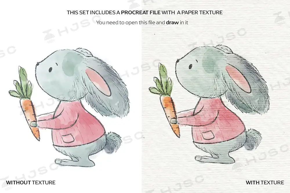 水彩笔刷全套铅笔水彩纸纹淡彩晕染水痕质感水彩画色卡procreate笔刷