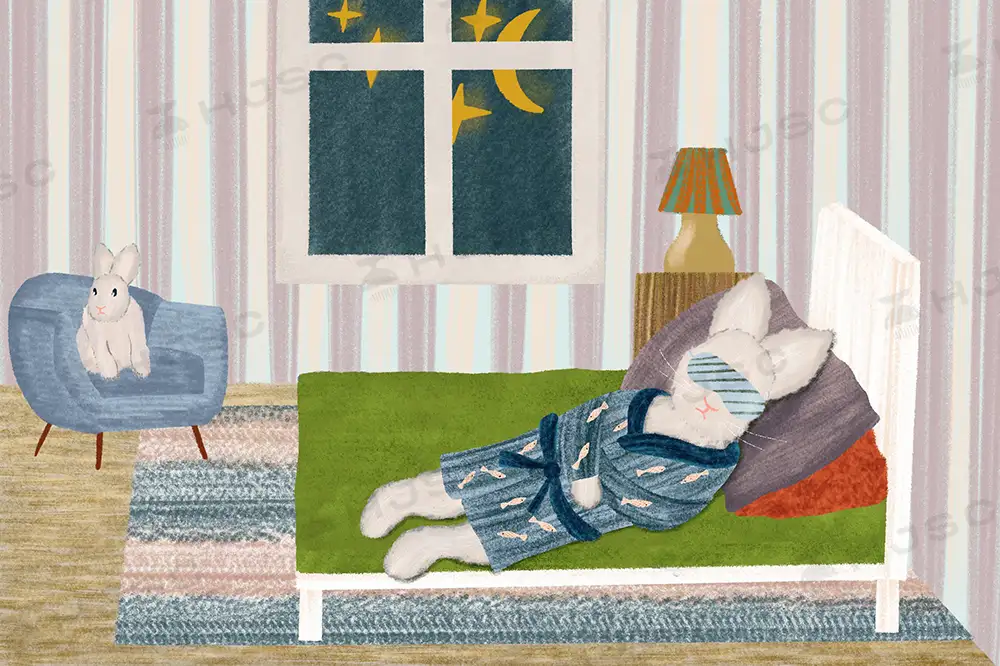 趣味儿童插画绘本风插图铅笔粗糙质感纹理蜡笔绘画Procreate笔刷