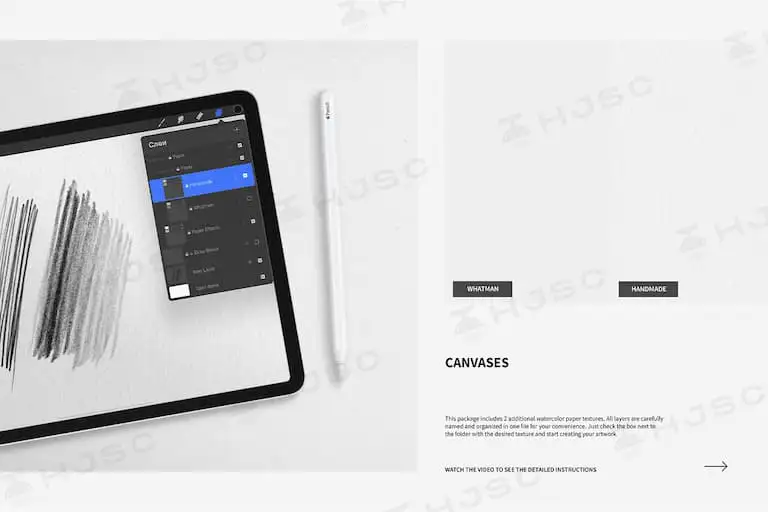 素描铅笔procreate勾线笔刷速写起稿描边纸纹质感procreate笔刷