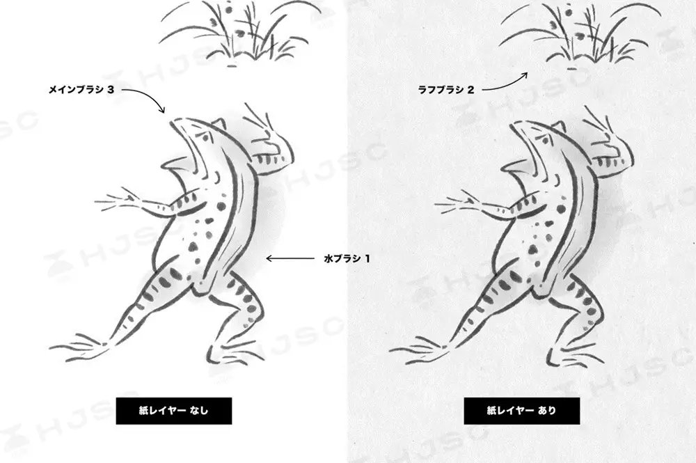 水墨笔刷毛笔书法写字国画中国风古风山水画procreate笔刷