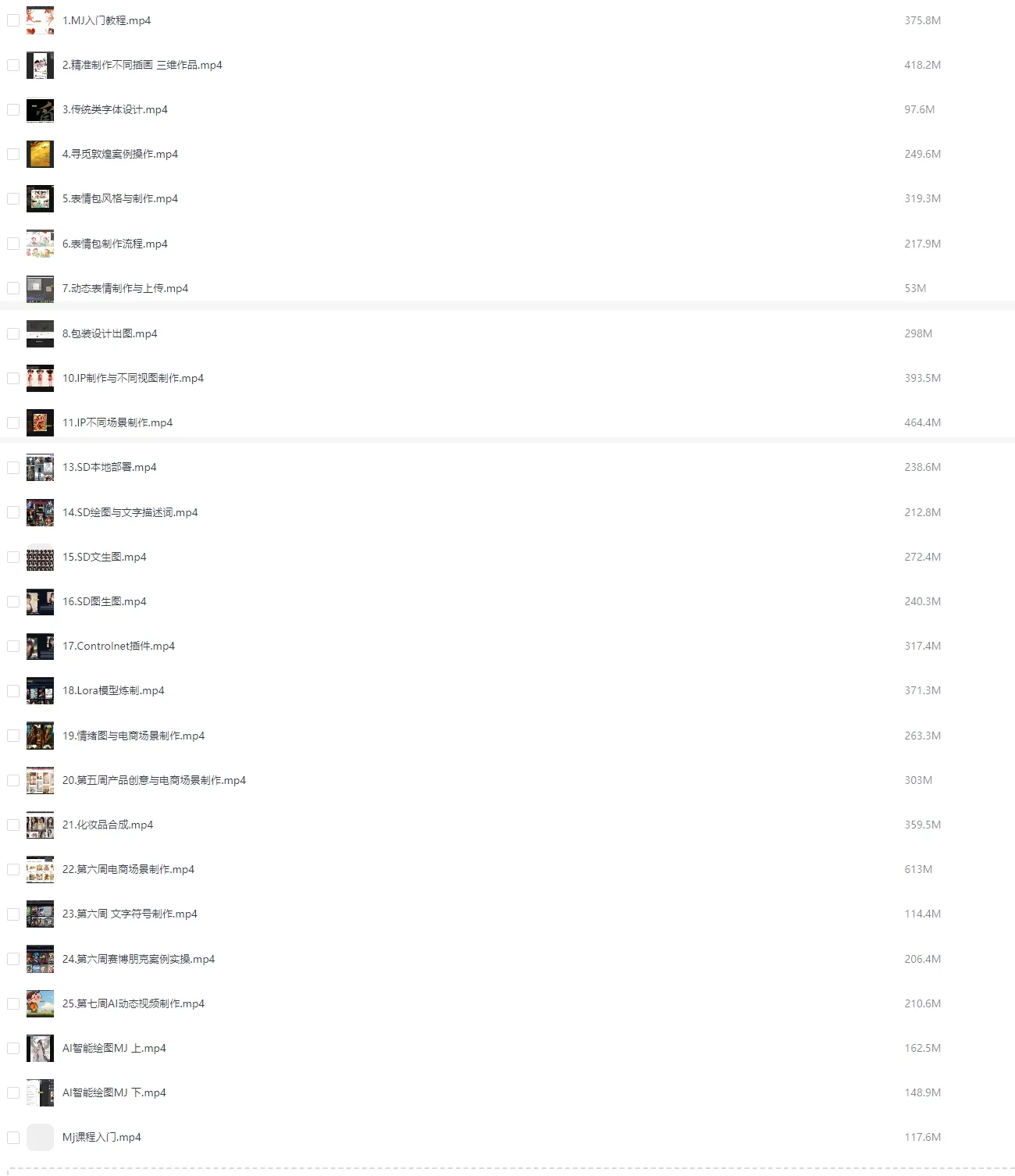 付顽童AIGC绘图SD和MJ视频教程