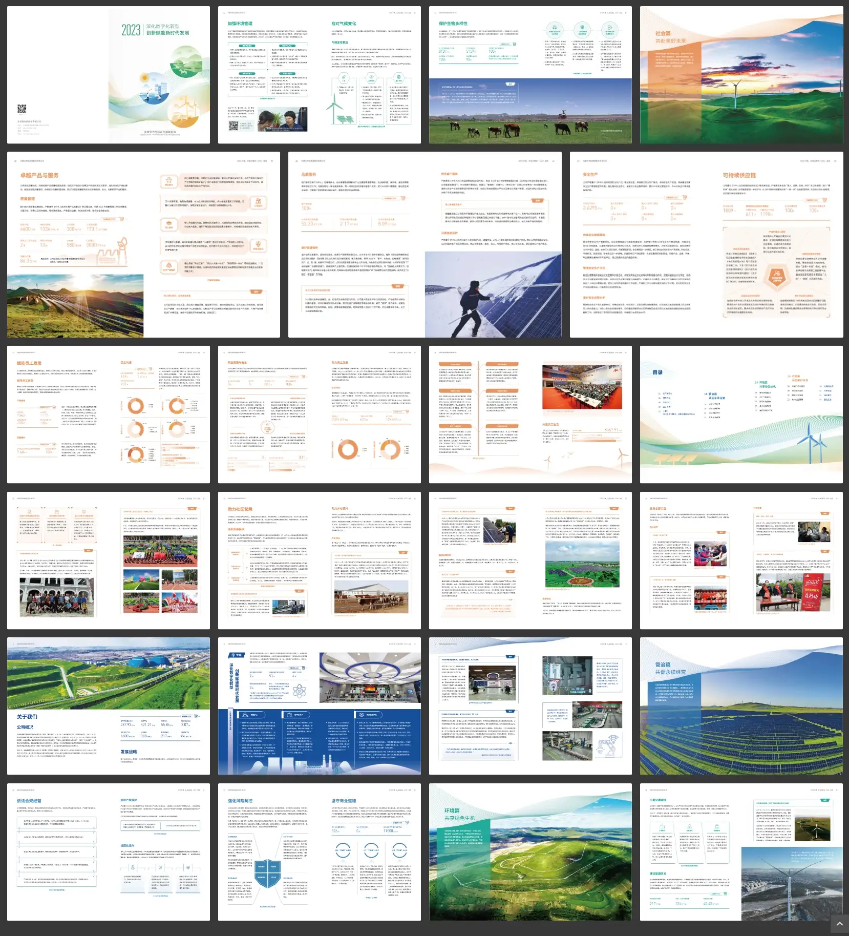 风力发电新能源画册手册
