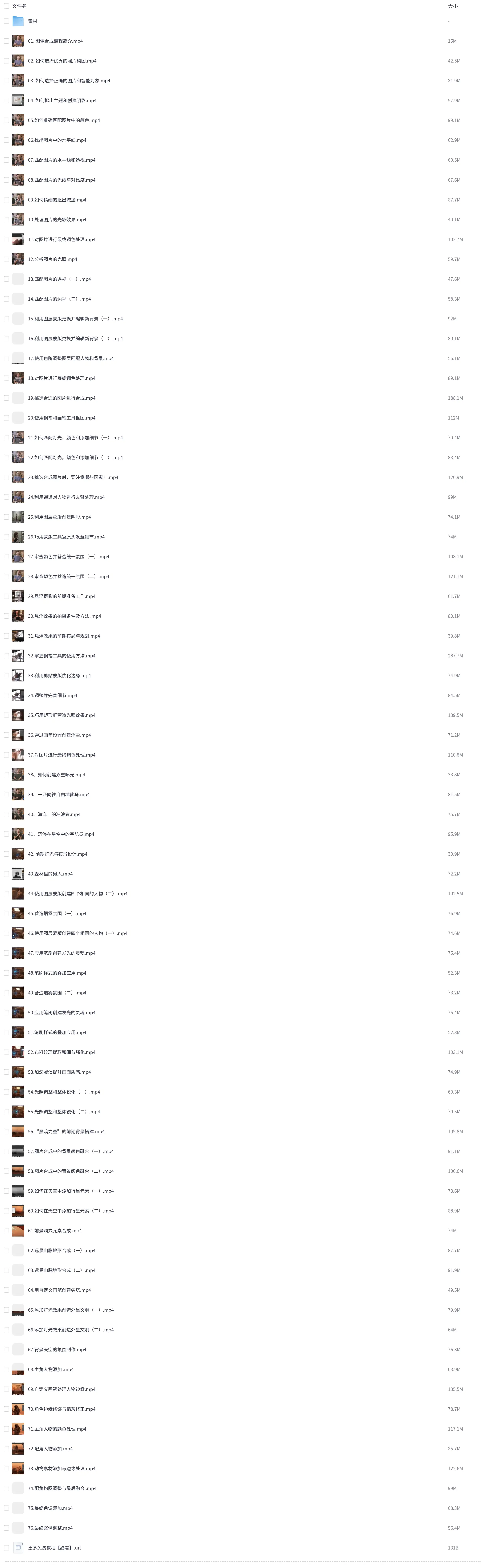 PS国际顶级创意课程教程