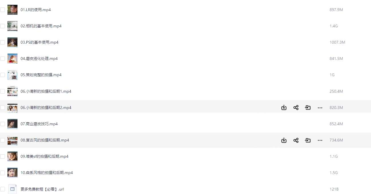 Winho文浩同学小清新人像摄影和修图课9期
