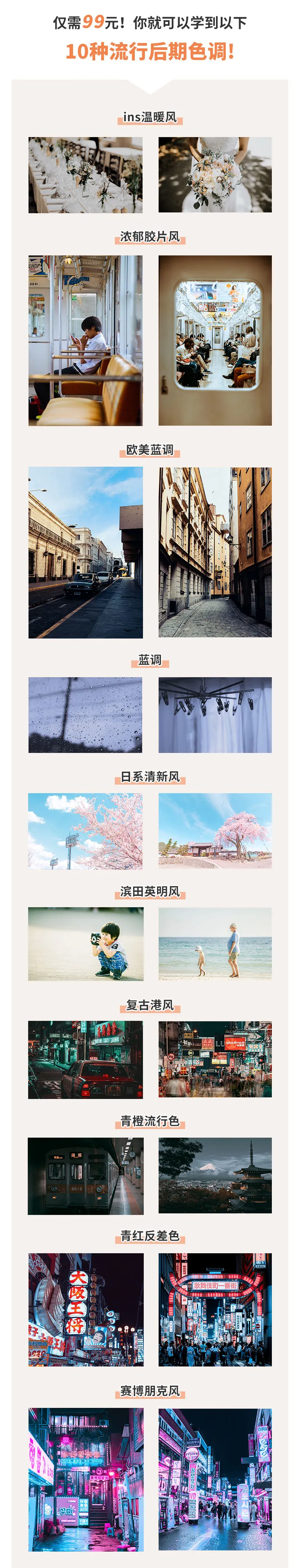 叶明后期调色教程速成班教你掌握10大主流色调风格