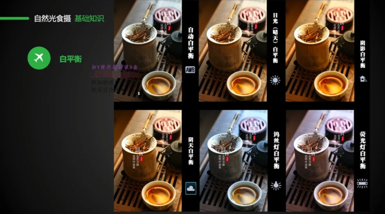 自然光故事感美食摄影系统课