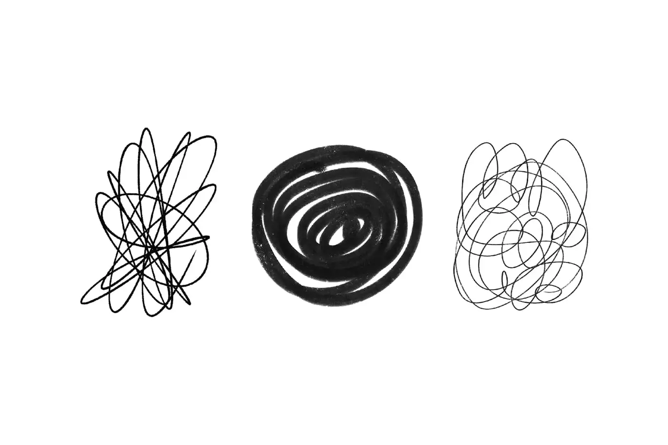 涂鸦图形设计元素psd文件