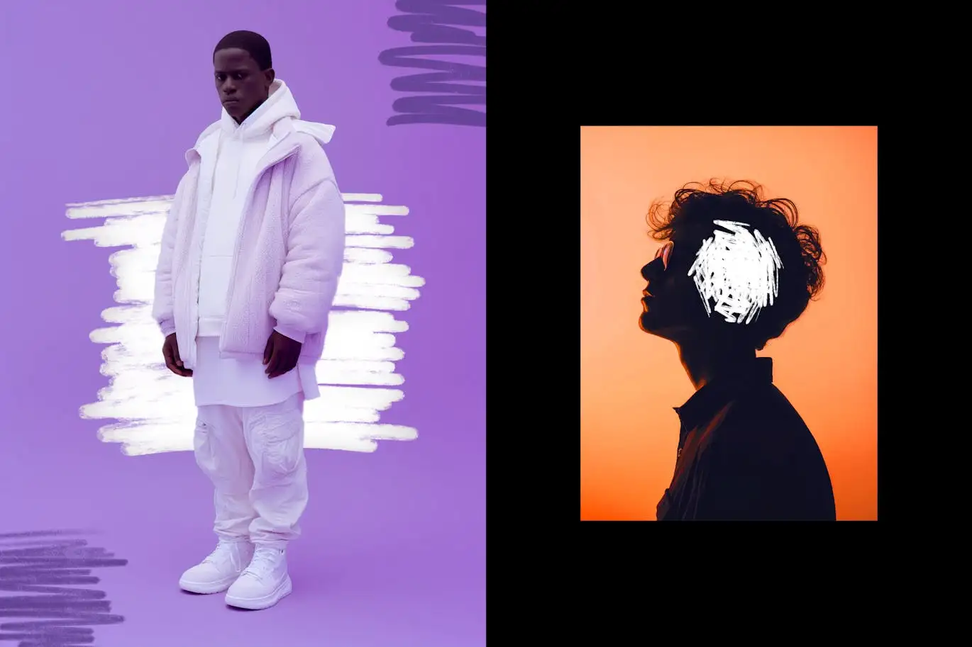 涂鸦图形设计元素psd文件