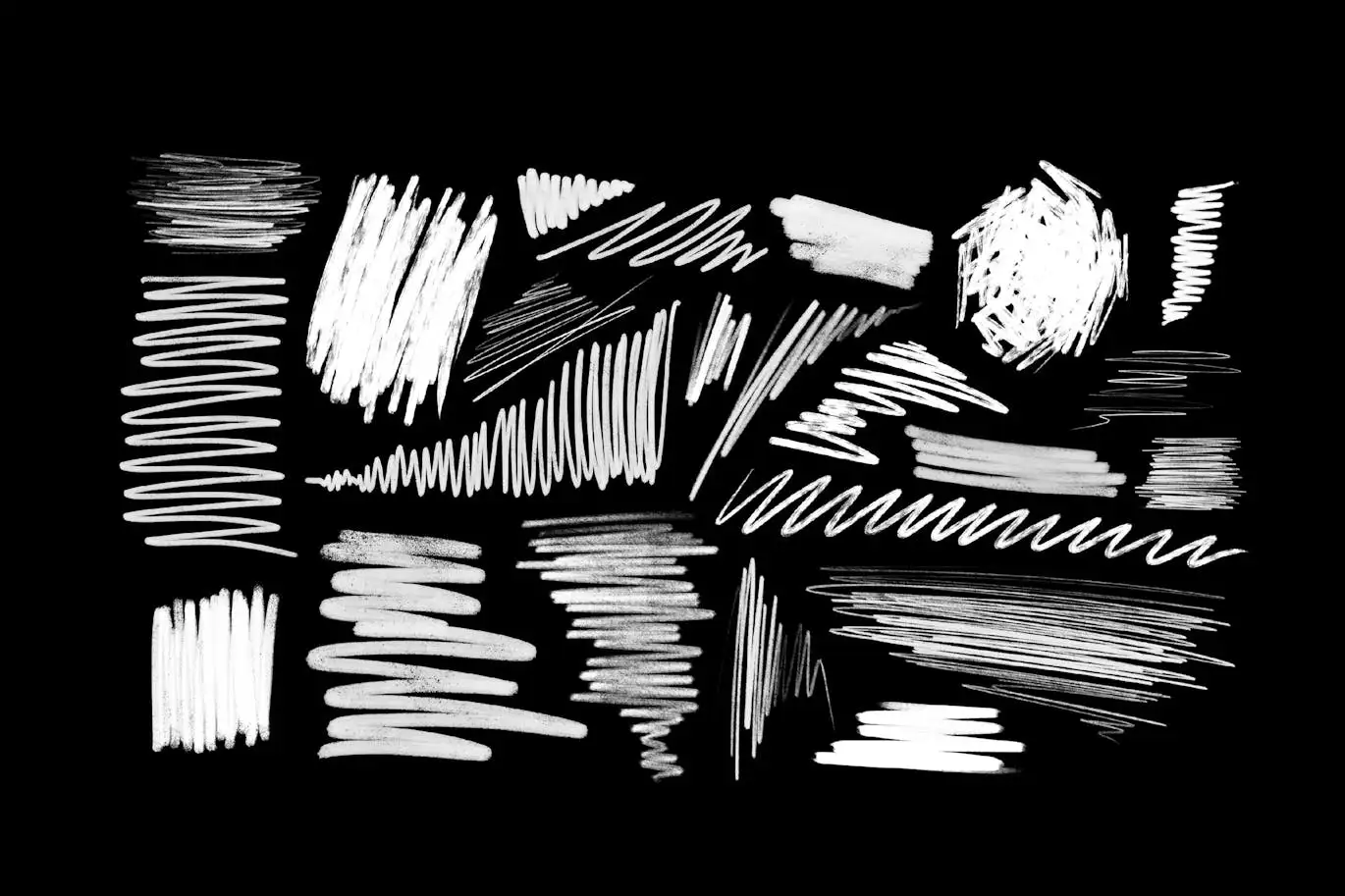 涂鸦图形设计元素psd文件