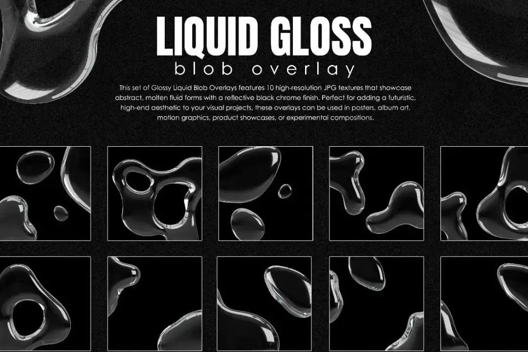 透明液态水滴气泡高清图溶图PNG素材