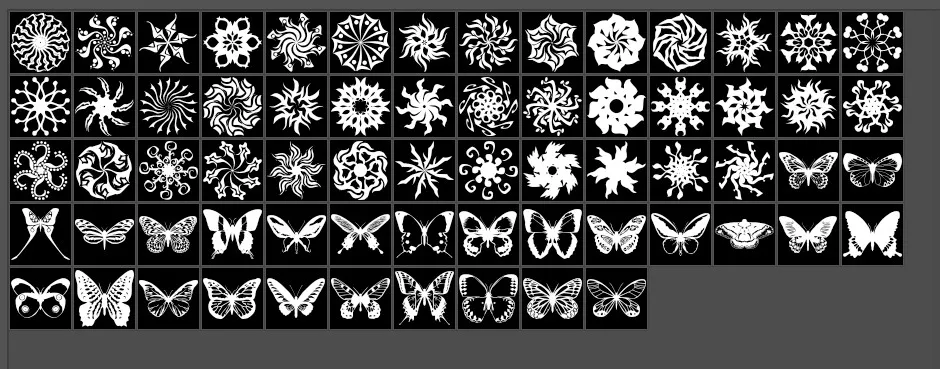 PS形状合集包 种图形、图标、形状、动物、植物、地形等图案 3500+款