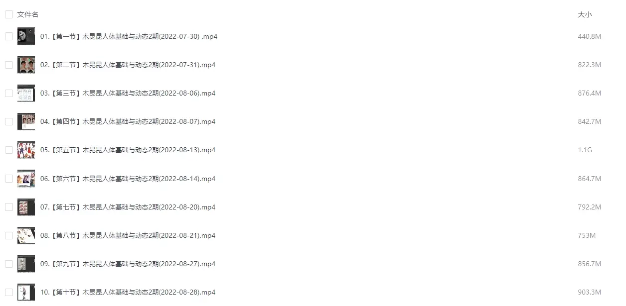 木昆昆人体基础与动态第2期