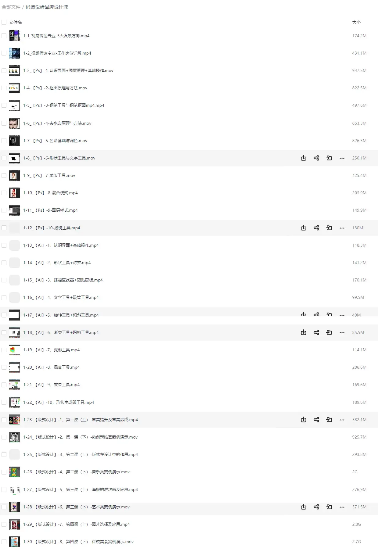 尚道设研品牌设计课视频教程