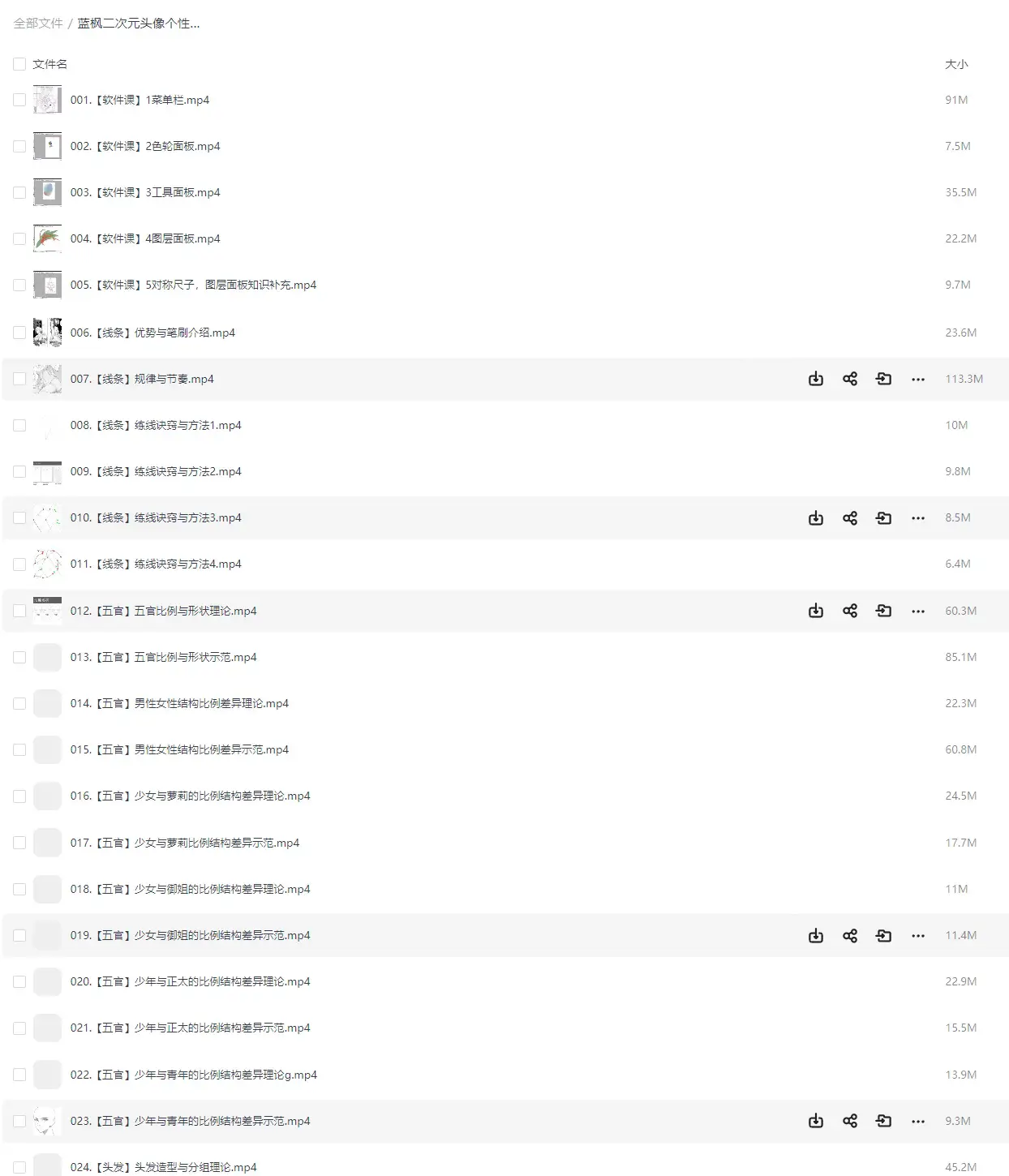 蓝枫二次元头像个性创作视频教程