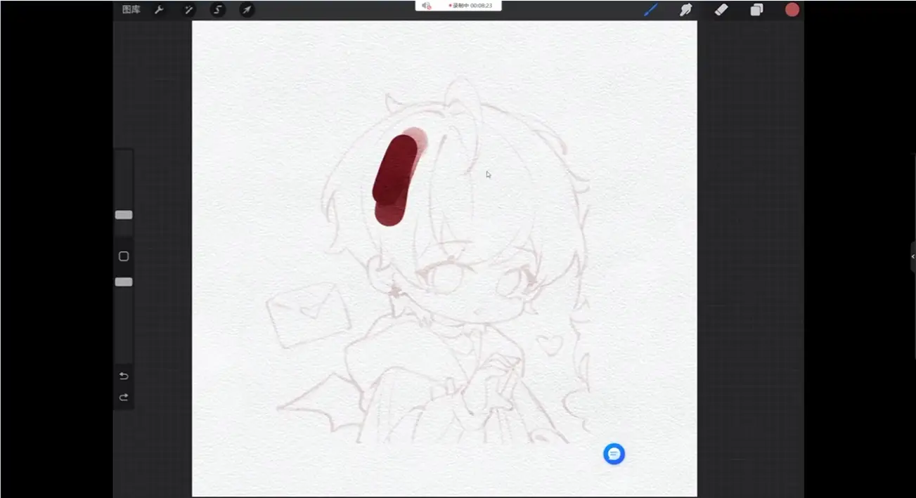 鹅七生菜Q版水彩头像团练2期视频教程